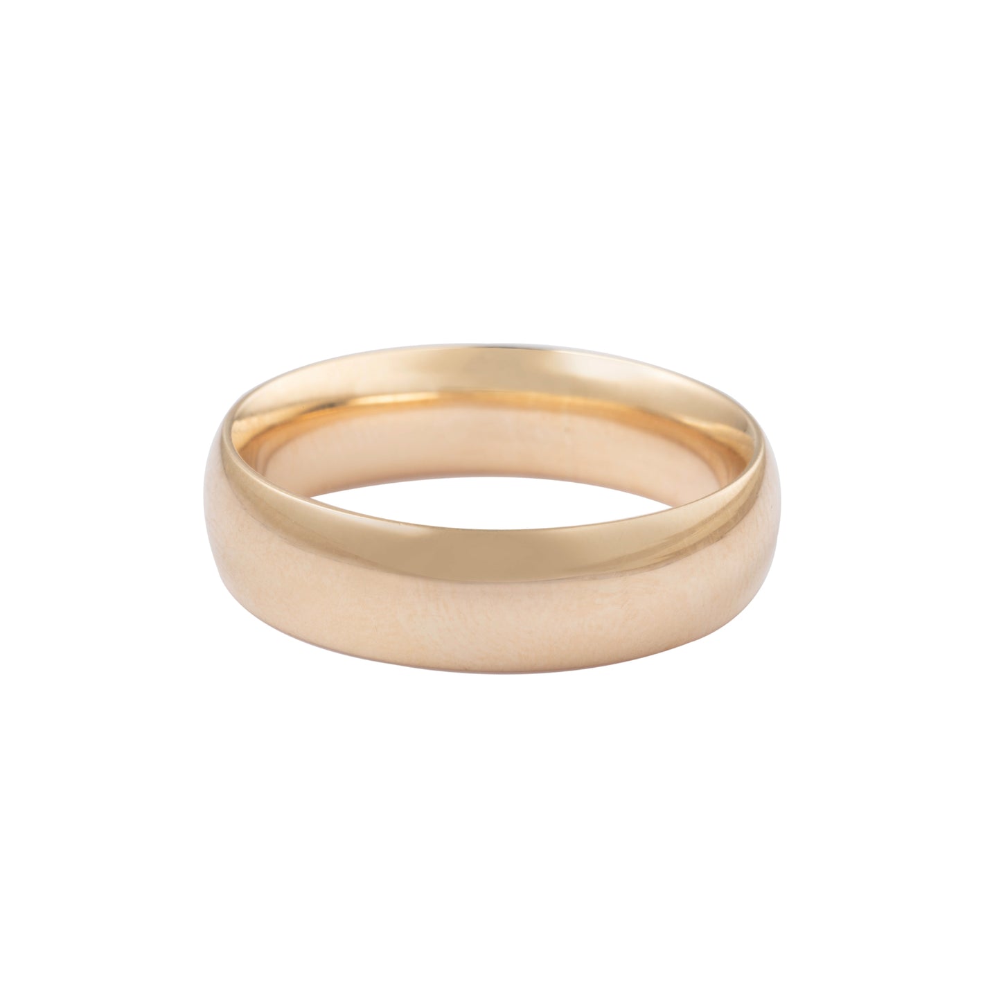 Par Argollas Matrimoniales Clásicas 6mm Oro 14 Kilates