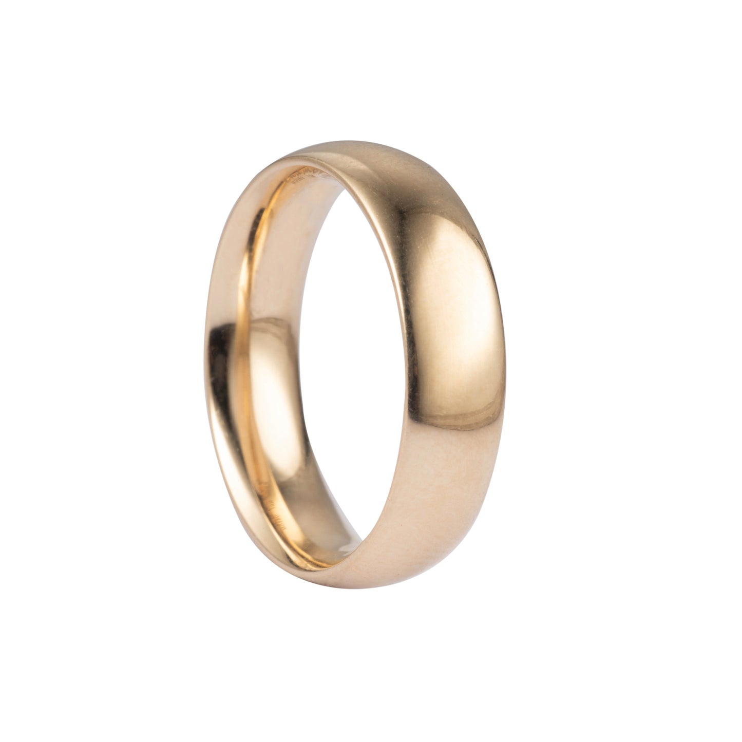 Par Argollas Matrimoniales Clásicas 6mm Oro 14 Kilates