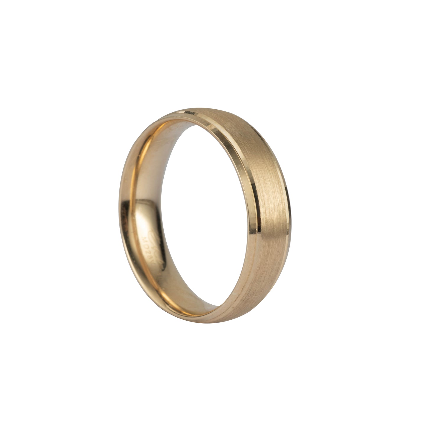 Par Argollas Matrimoniales Diseño Mate 14 Kilates