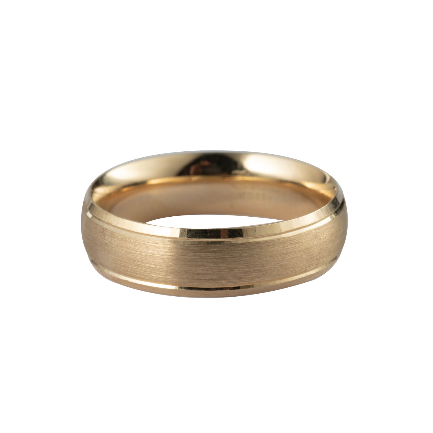Par Argollas Matrimoniales Diseño Mate 14 Kilates