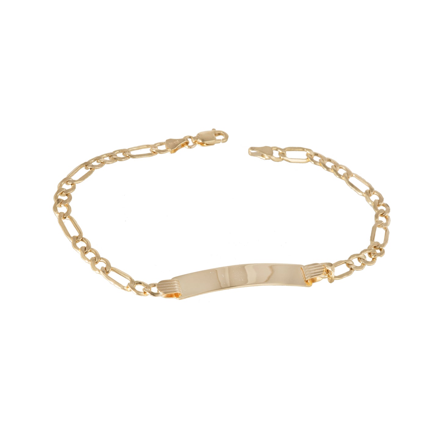 Esclava Tejido 3*1 Oro 10 Kilates 21cm 5mm