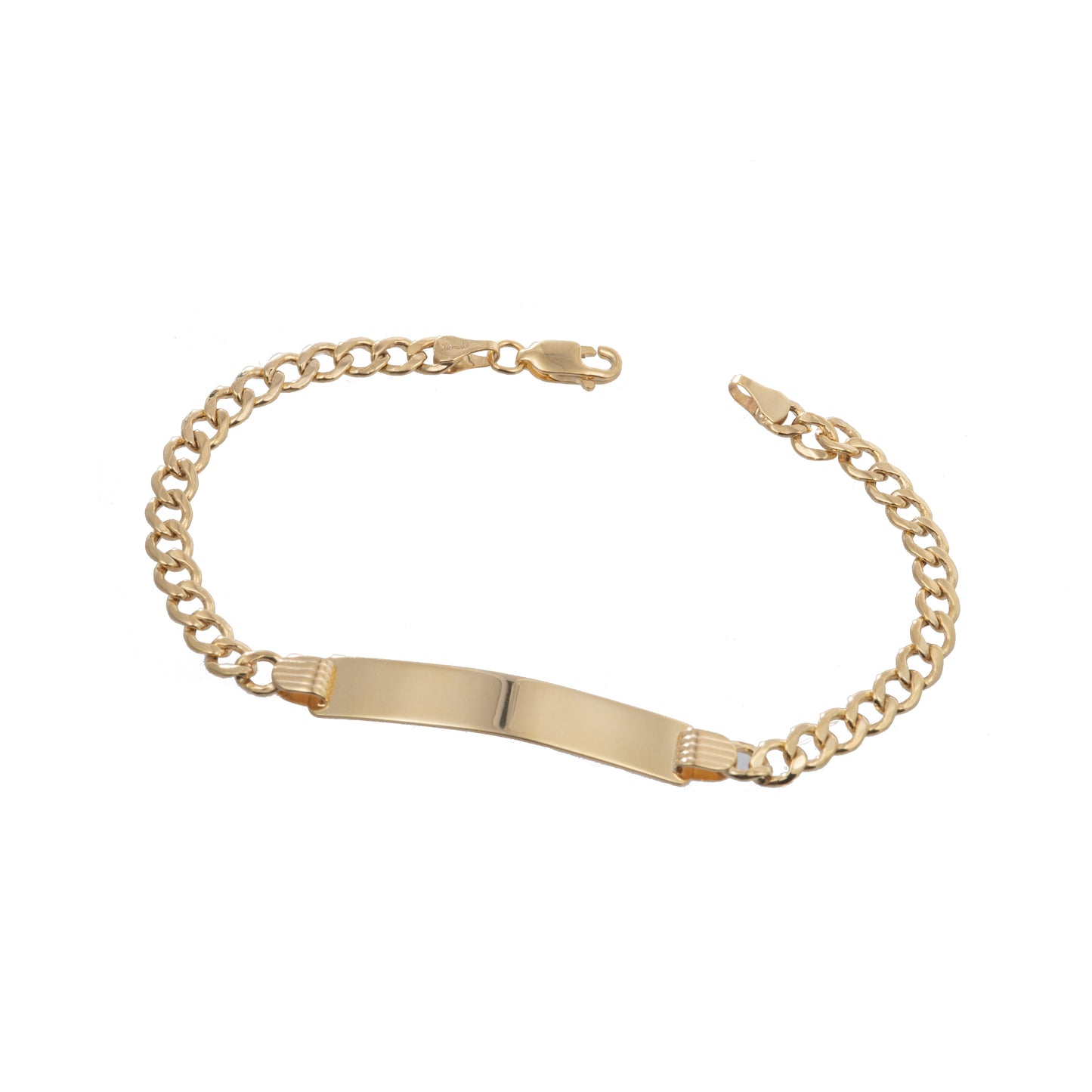 Esclava Tejido Barbado Oro 10 Kilates 18cm 5mm