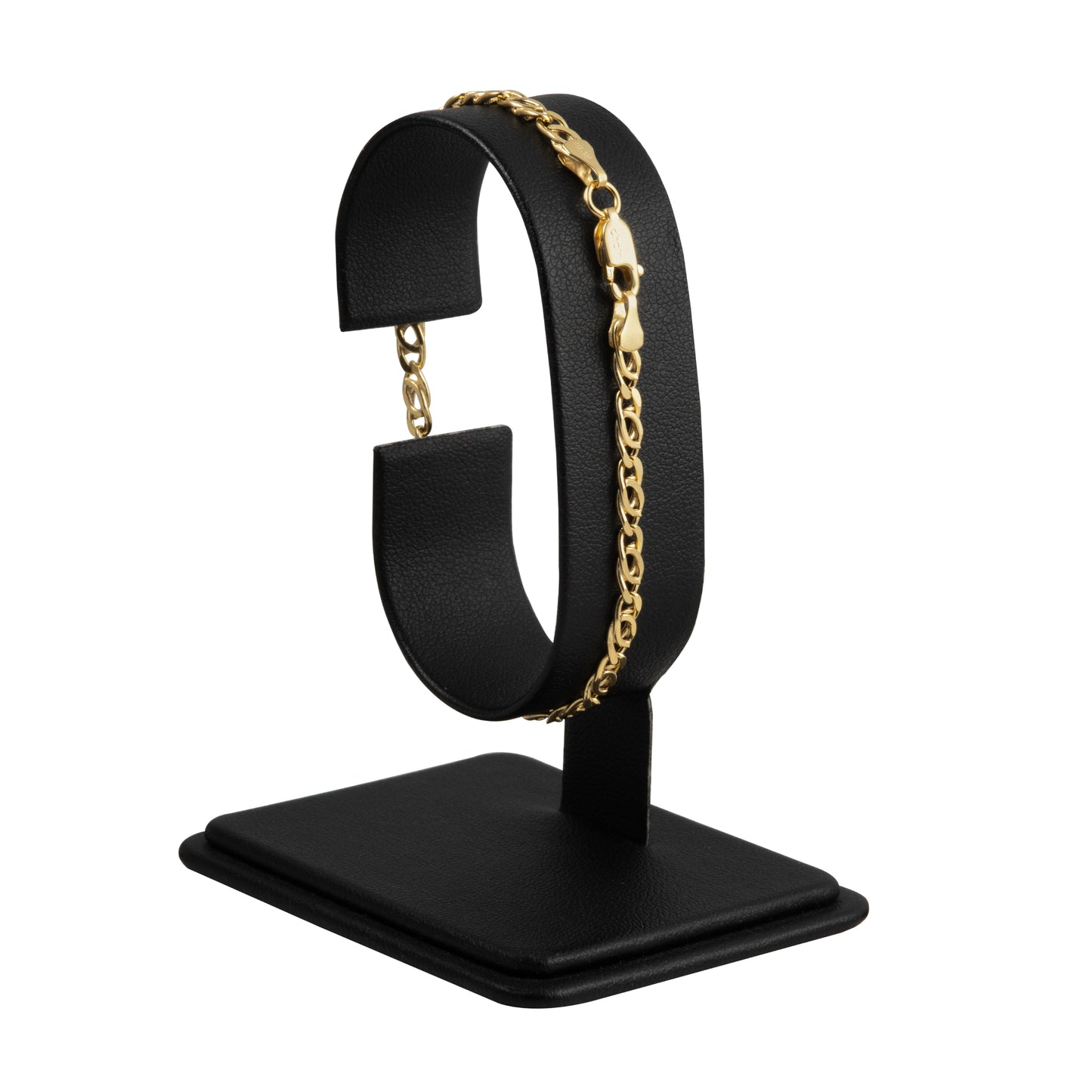 Pulso Tejido Egipcio Oro 10 Kilates 18cm 3.5mm