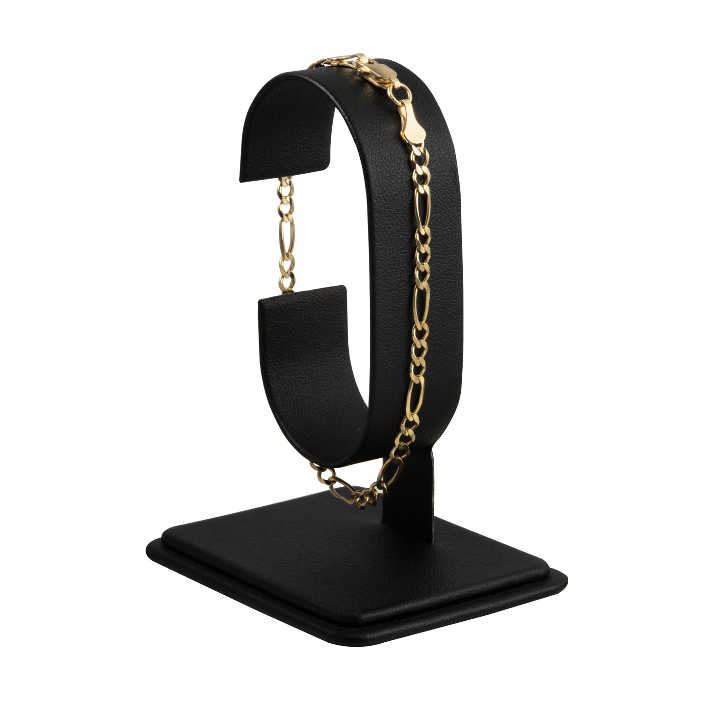 Pulso Tejido 3*1 Oro 10 Kilates 20cm 4mm