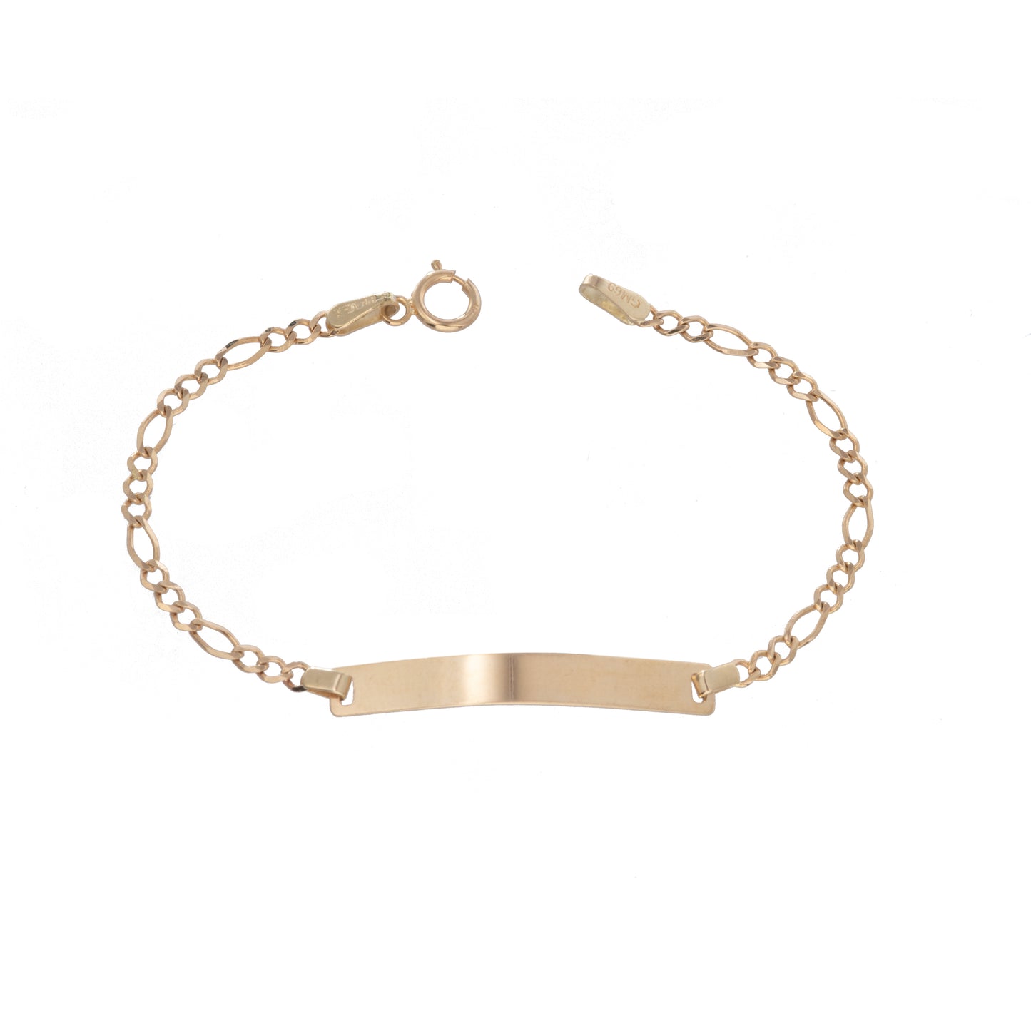 Esclava Niño Tejido 3*1 Oro 10 Kilates 14cm 3mm