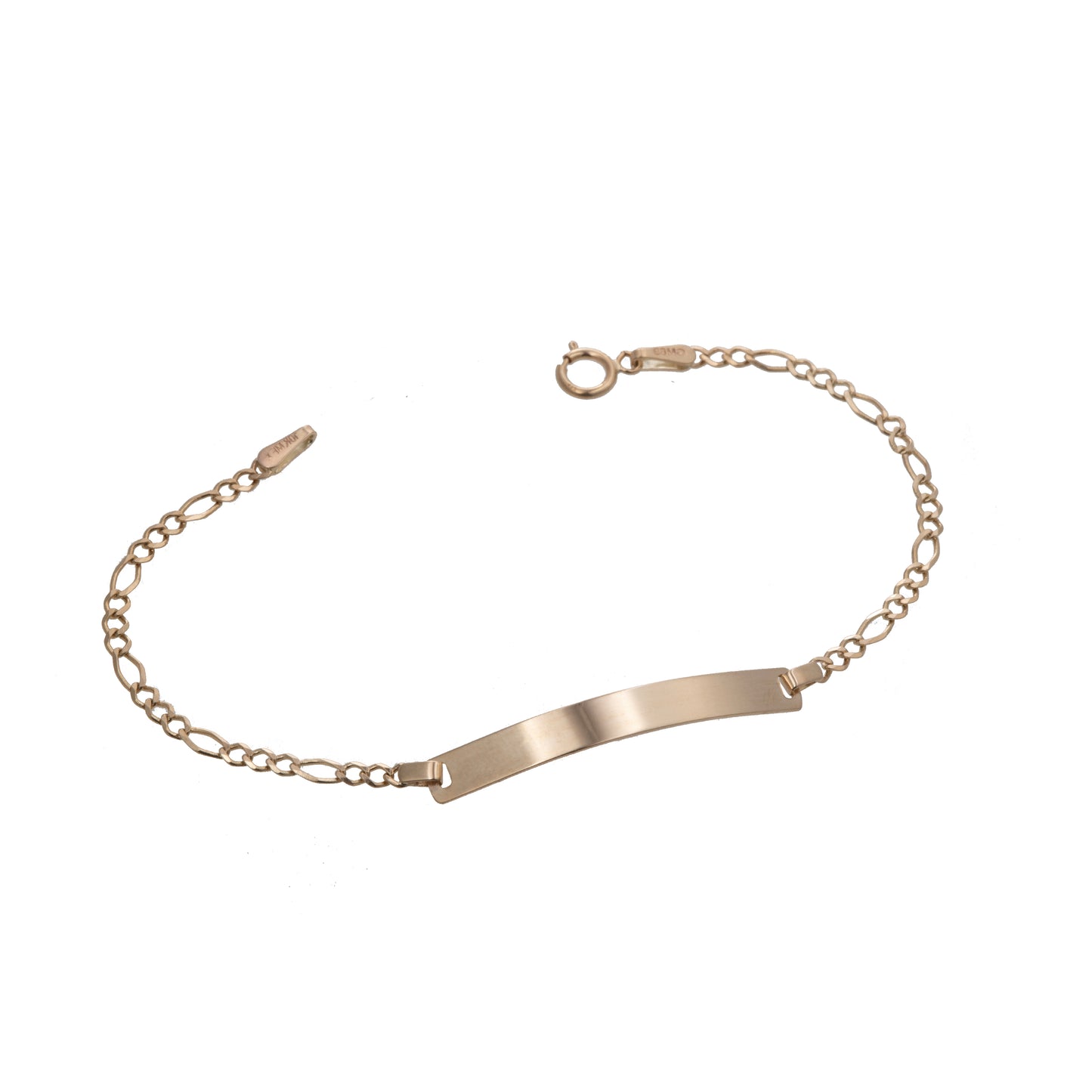Esclava Niño Tejido 3*1 Oro 10 Kilates 16cm 3mm