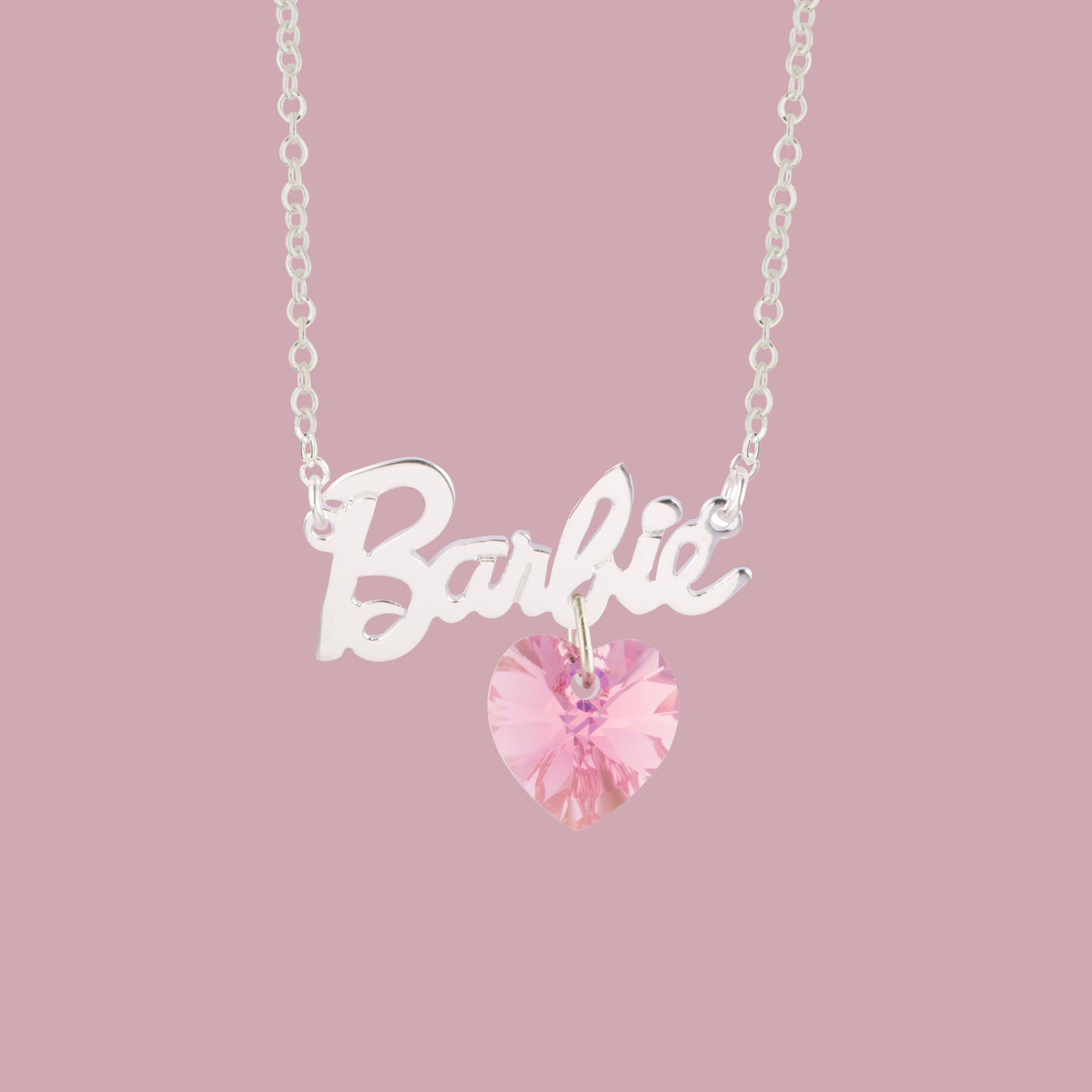 Gargantilla Barbie Cristal Swarovski De Plata .925