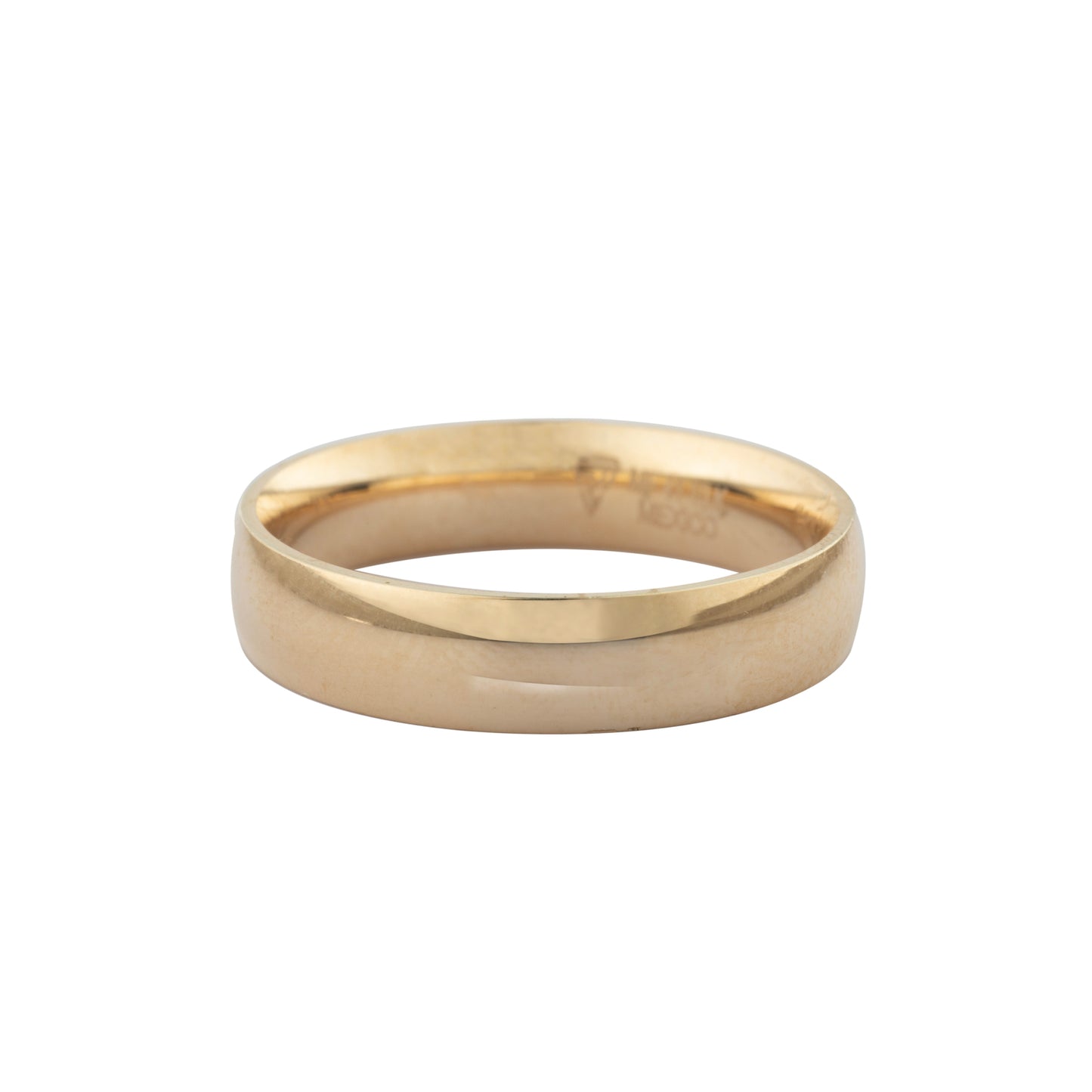 Par Argollas Matrimoniales Clásicas 5mm Oro 14 Kilates