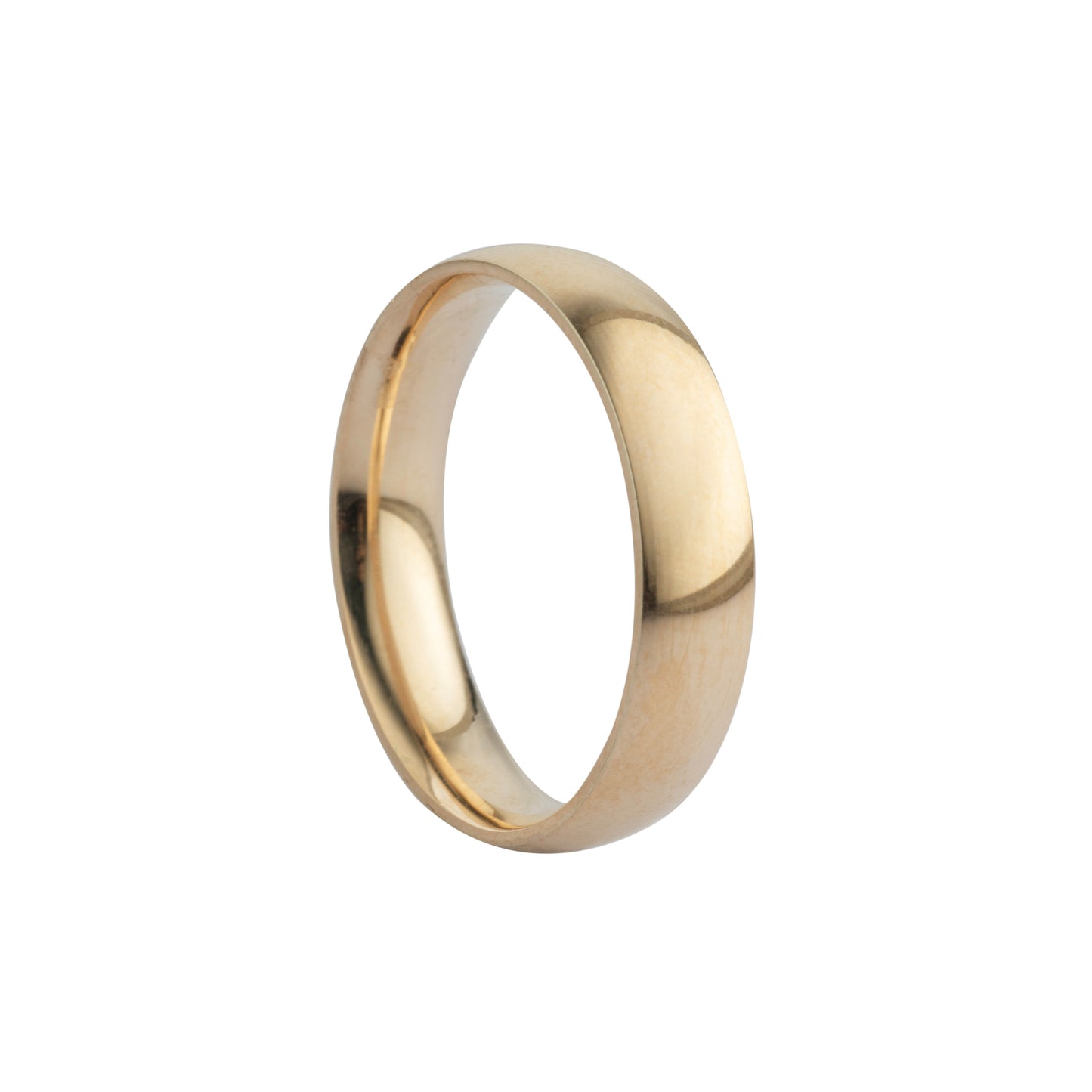 Par Argollas Matrimoniales Clásicas 5mm Oro 14 Kilates