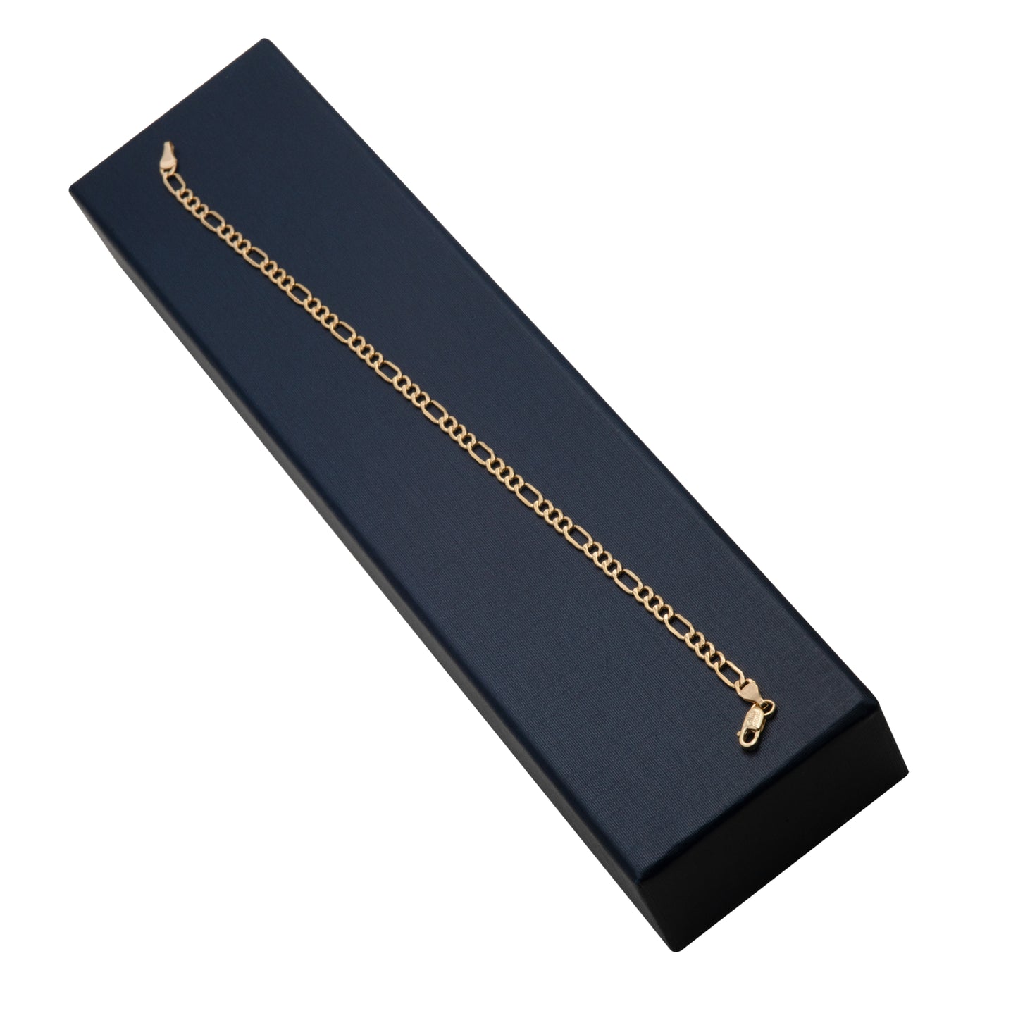Pulso Tejido 3*1 Oro 10 Kilates 21cm 4mm