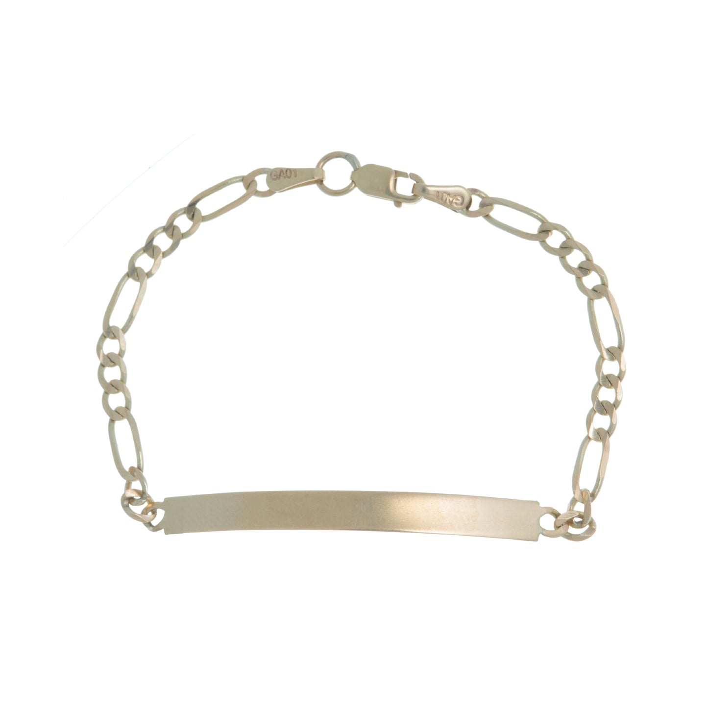 Esclava Niño Tejido 3*1 Oro 10 Kilates 15cm 4mm