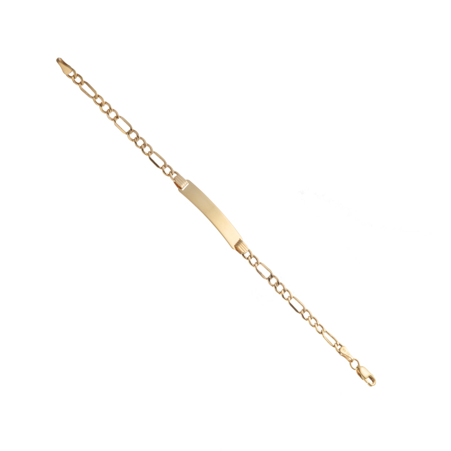 Esclava Niño Tejido 3*1 Oro 10 Kilates 14cm 4mm