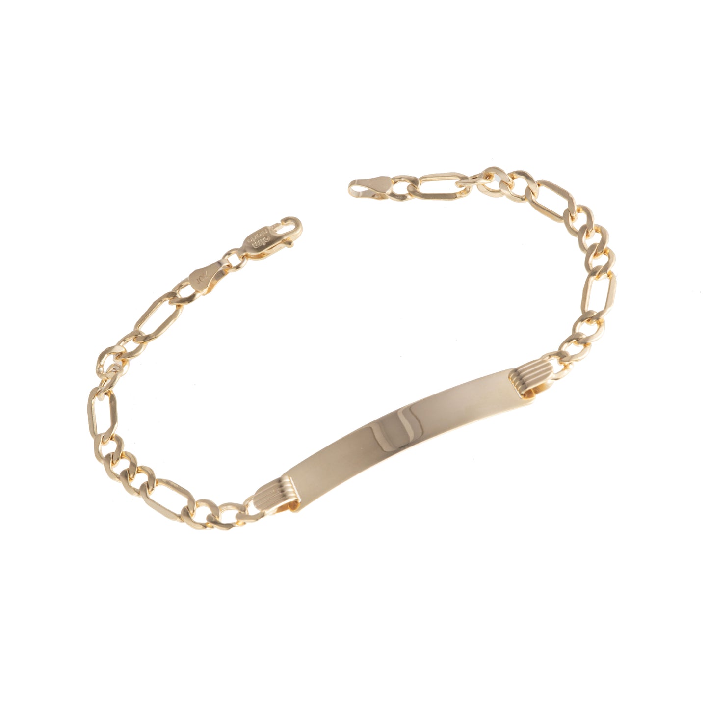 Esclava Tejido 3*1 Oro 10 Kilates 18cm 5mm