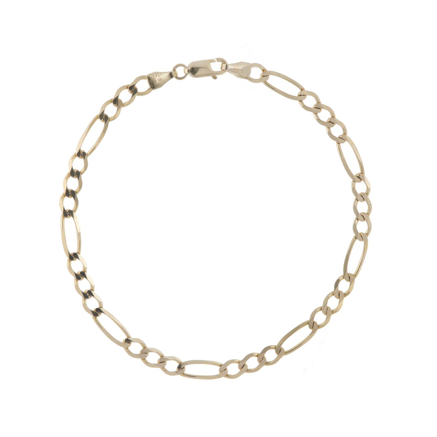 Pulso Italiano Tejido 3*1 Oro 10 Kilates 21cm 5mm