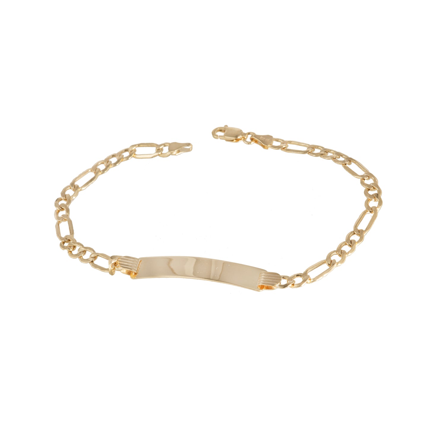 Esclava Tejido 3*1 Oro 10 Kilates 21cm 5mm