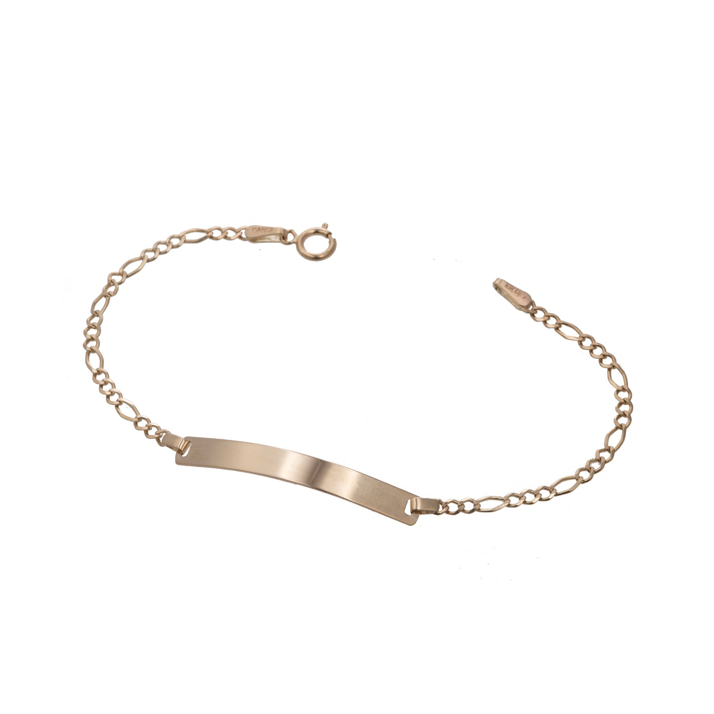 Esclava Niño Tejido 3*1 Oro 10 Kilates 16cm 3mm