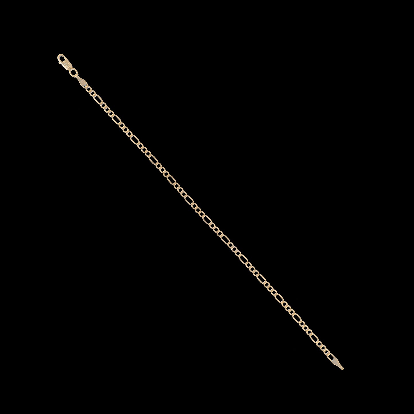 Pulso Tejido 3*1 Oro 10 Kilates 18cm 3mm