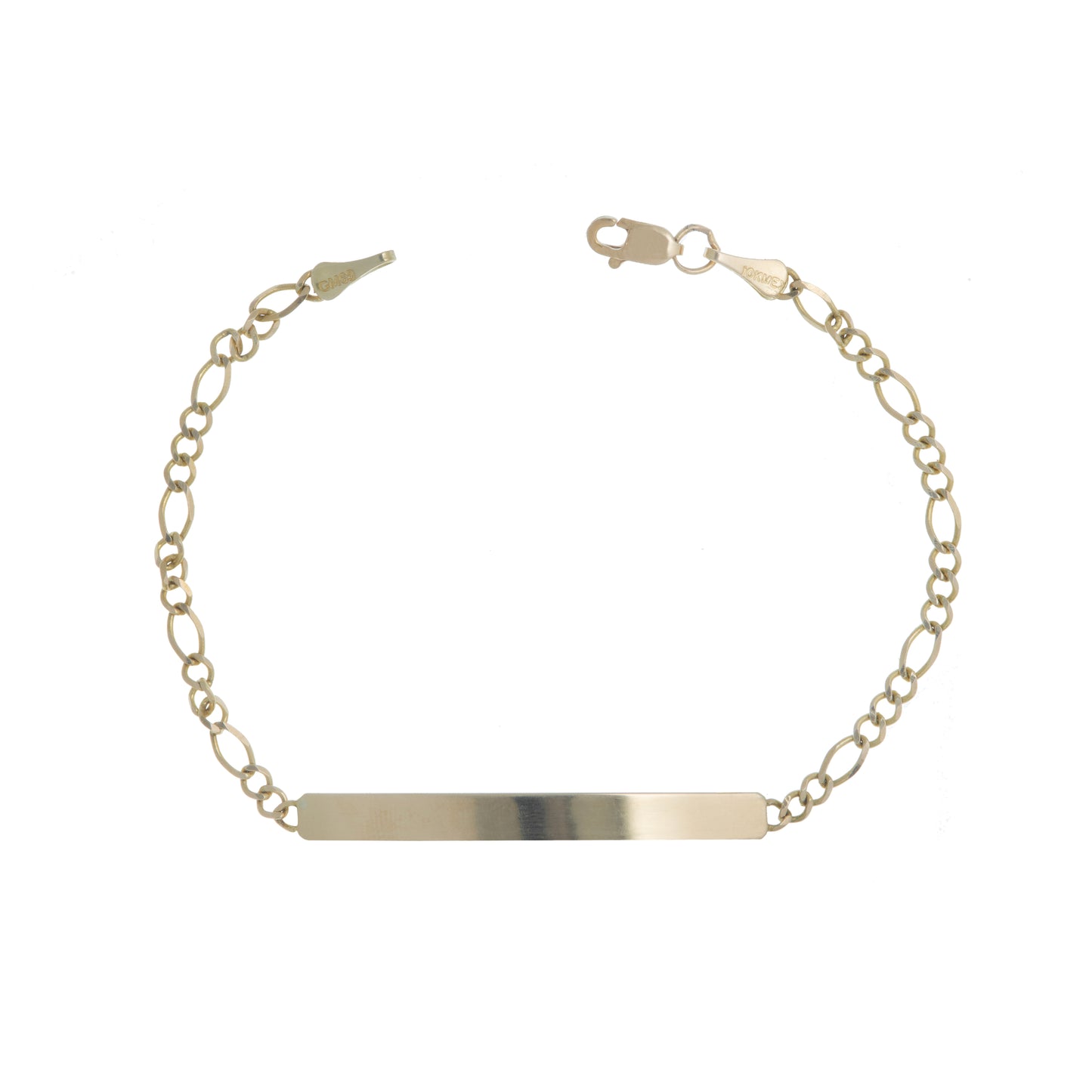 Esclava Tejido 3*1 Oro 10 Kilates 18cm 3mm