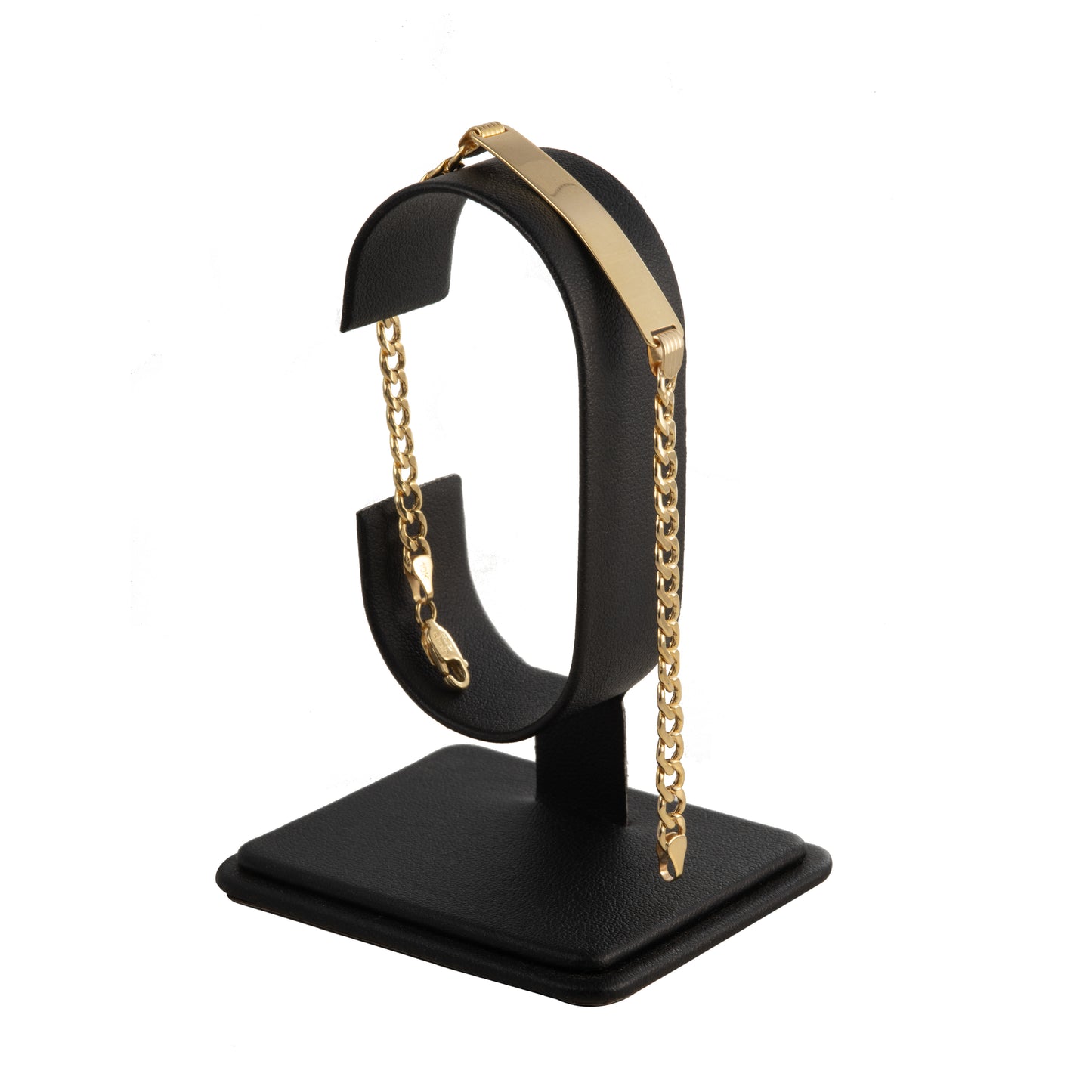 Esclava Tejido Barbado Oro 10 Kilates 20cm 5mm