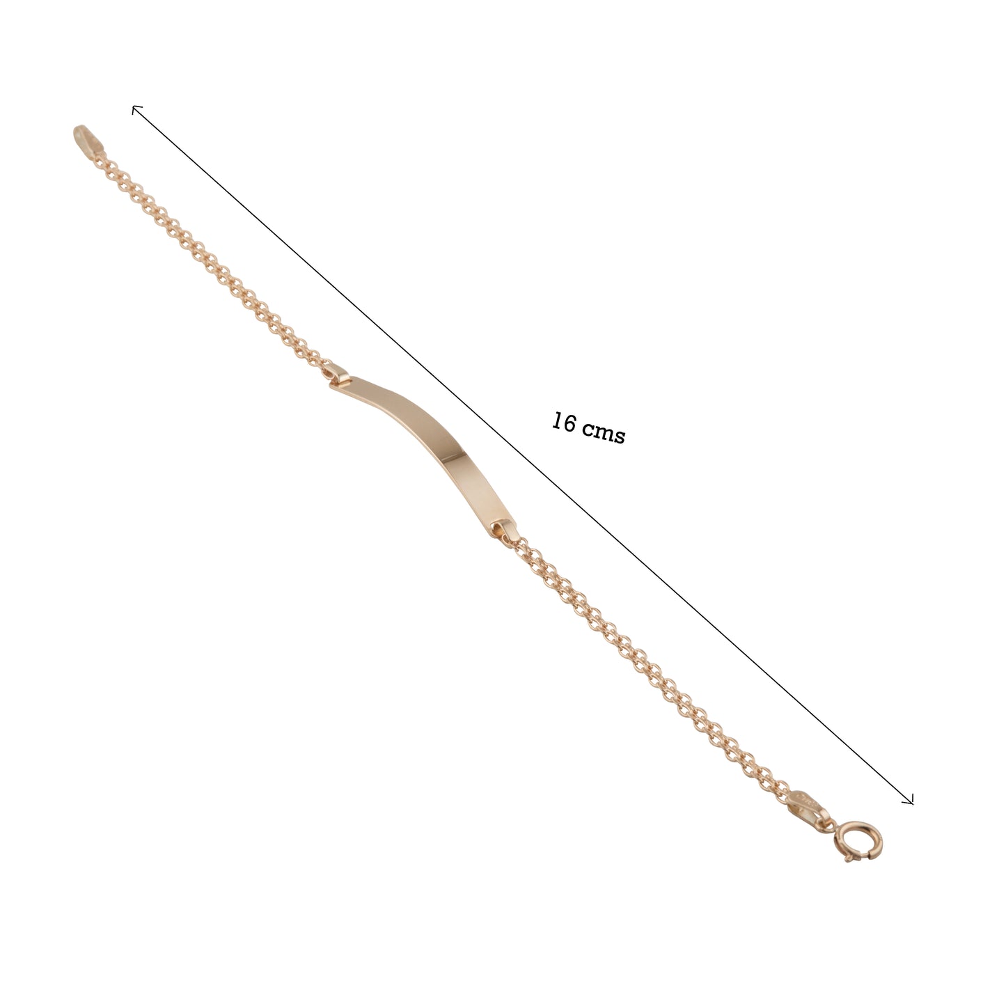 Esclava Tejido Chino Oro 10 Kilates 16cm 2.5mm