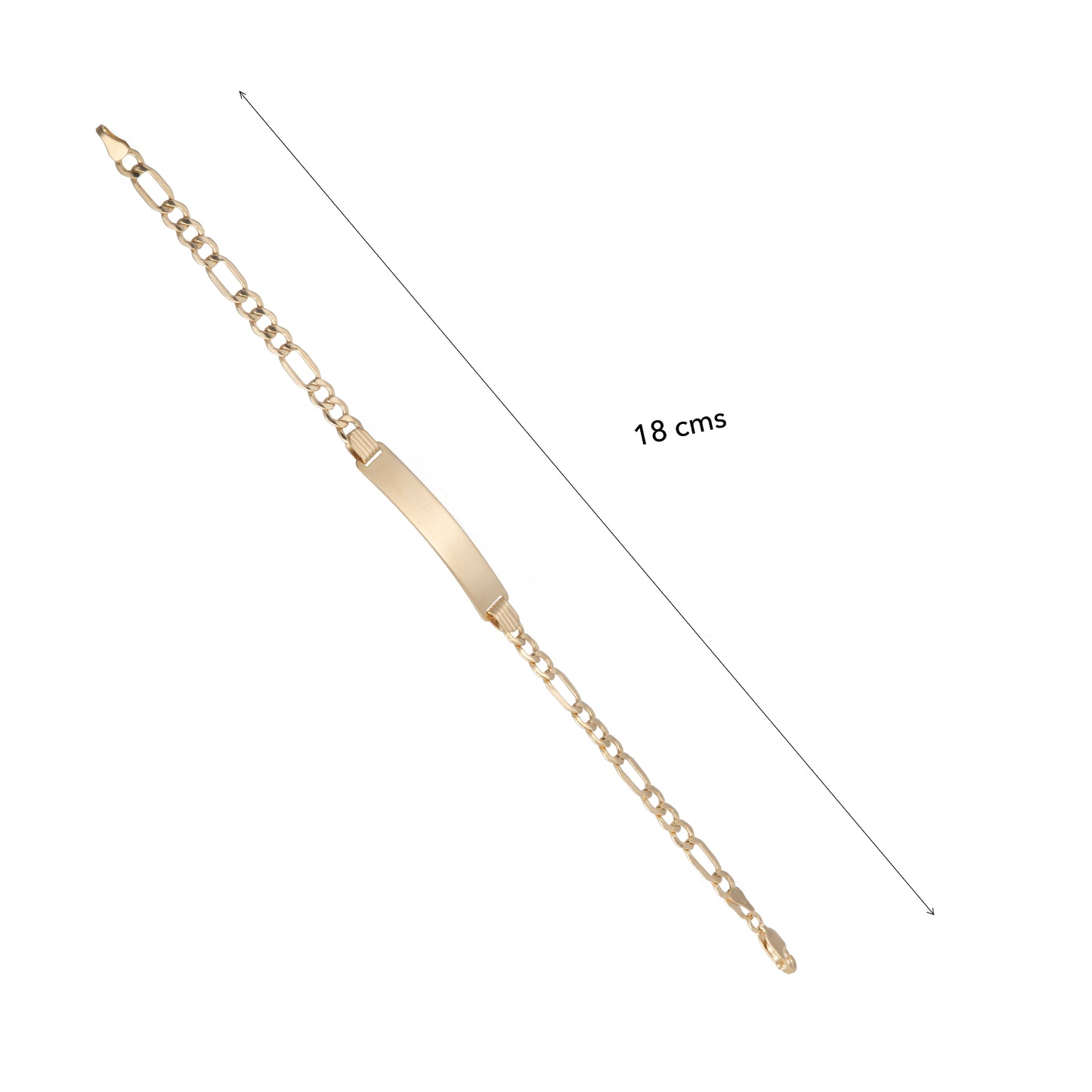 Esclava Tejido 3*1 Oro 10 Kilates 18cm 5mm