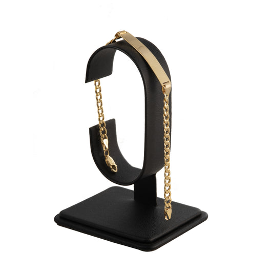 Esclava Tejido Barbado Oro 10 Kilates 18cm 5mm