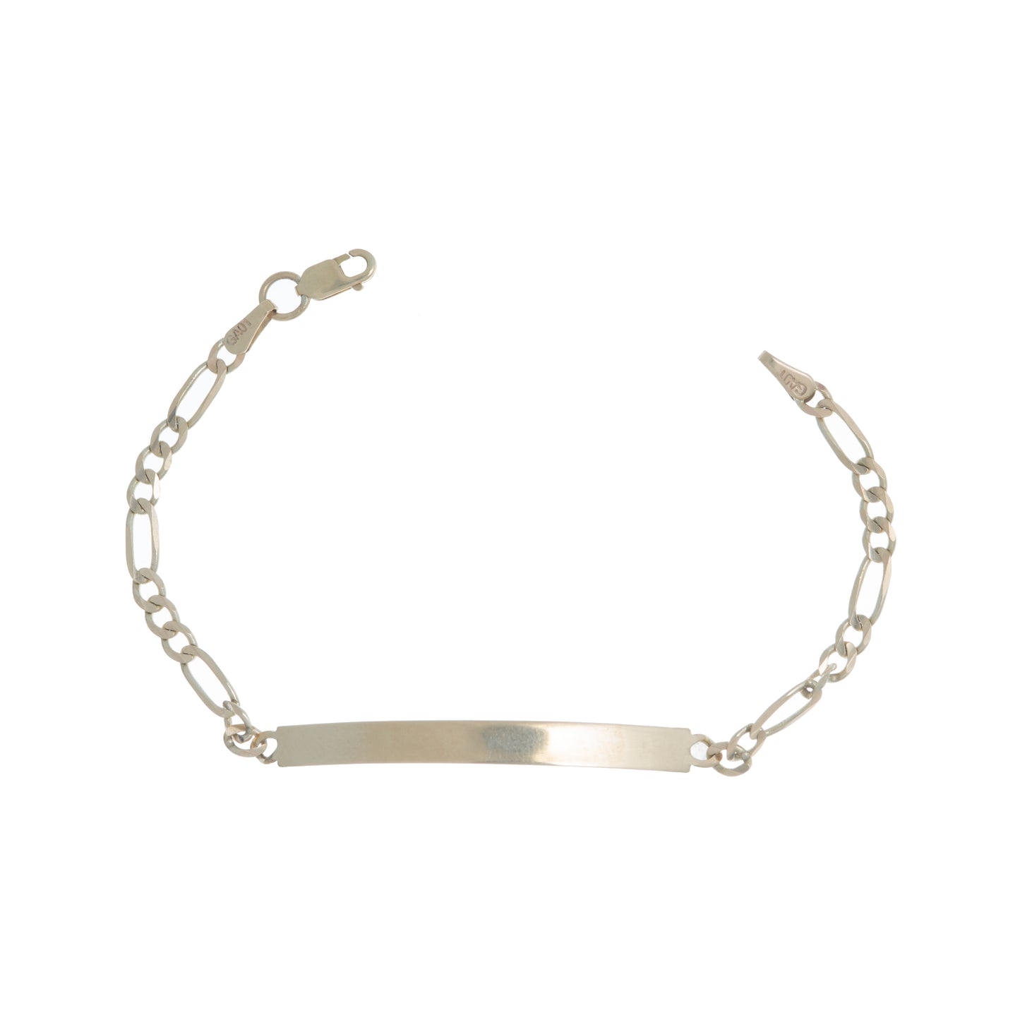 Esclava Niño Tejido 3*1 Oro 10 Kilates 15cm 4mm