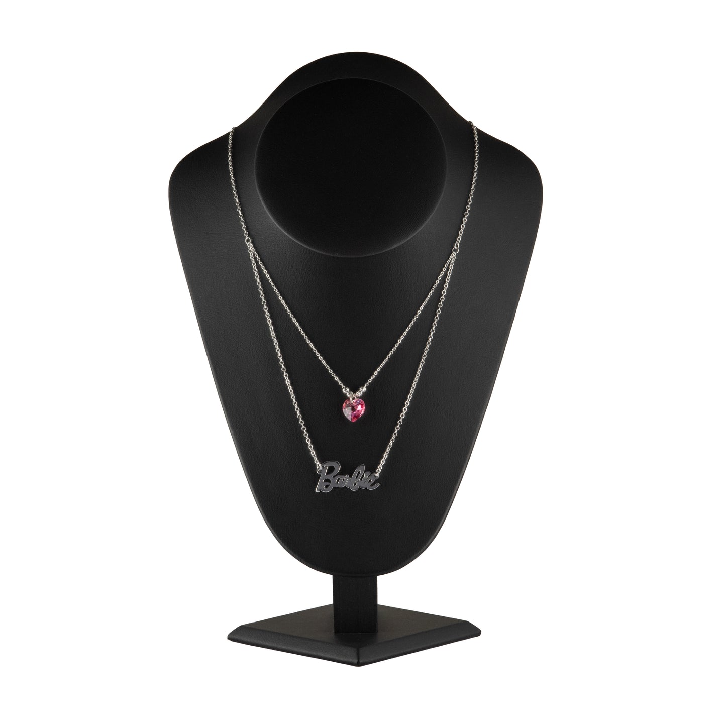 Gargantilla Barbie Cristal Swarovski De Plata .925 Dos Niveles