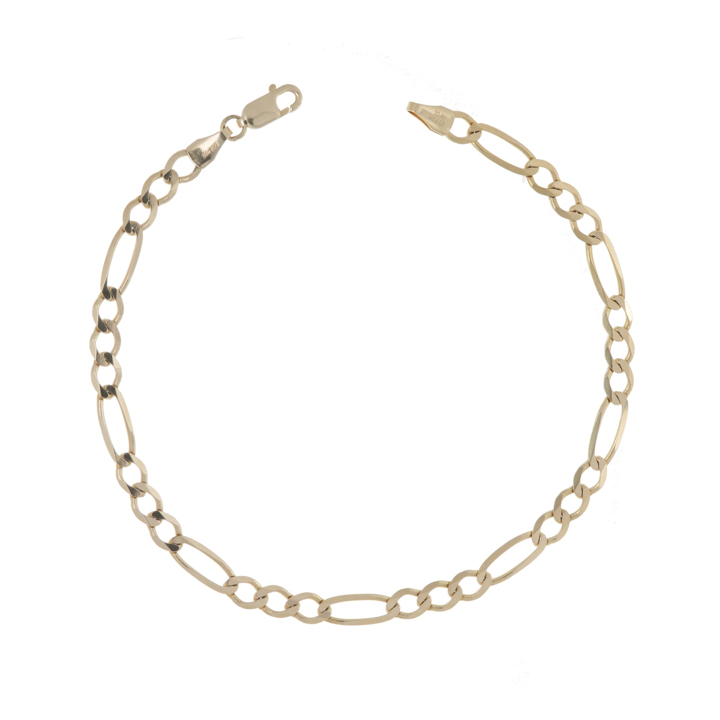 Pulso Italiano Tejido 3*1 Oro 10 Kilates 21cm 5mm