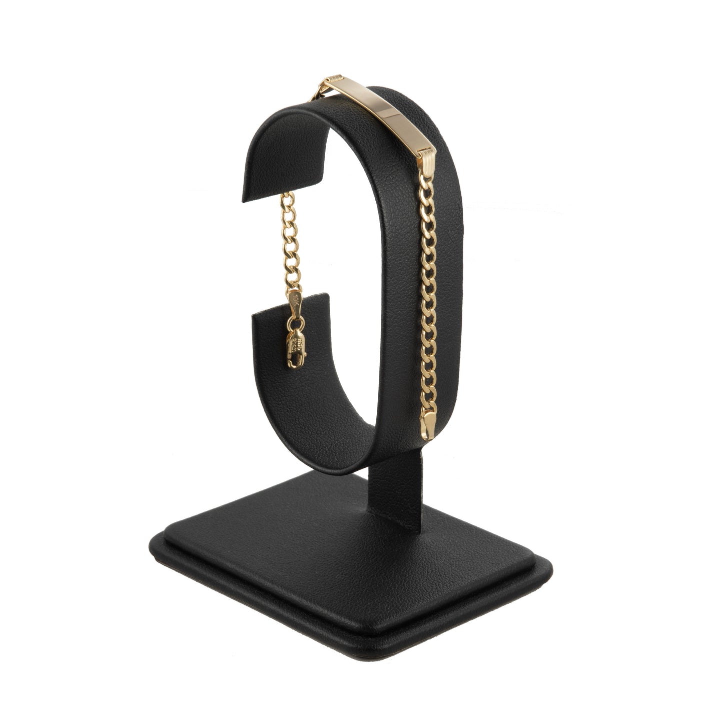 Esclava Niño Tejido Barbado Oro 10 Kilates 14cm 4mm