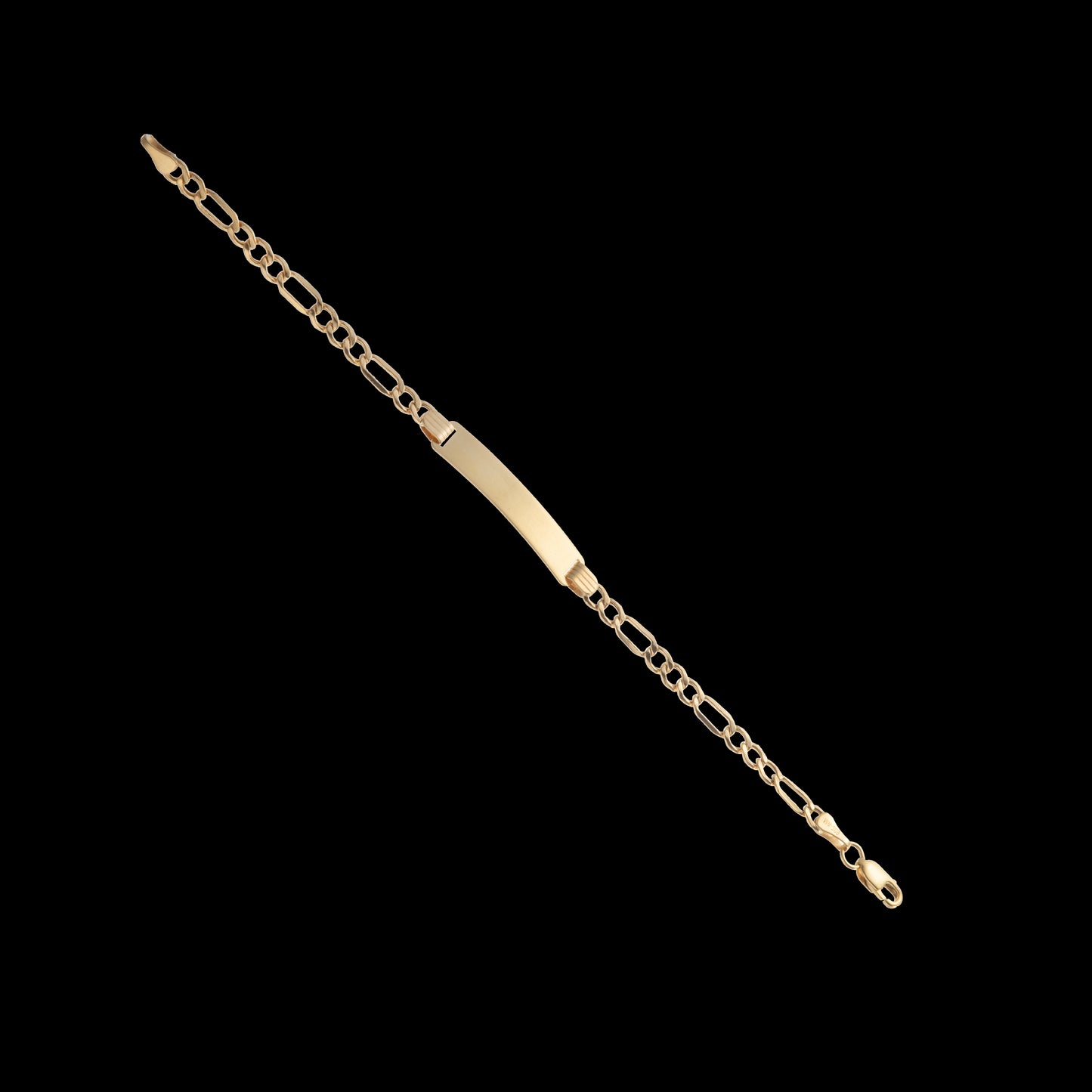 Esclava Niño Tejido 3*1 Oro 10 Kilates 14cm 4mm