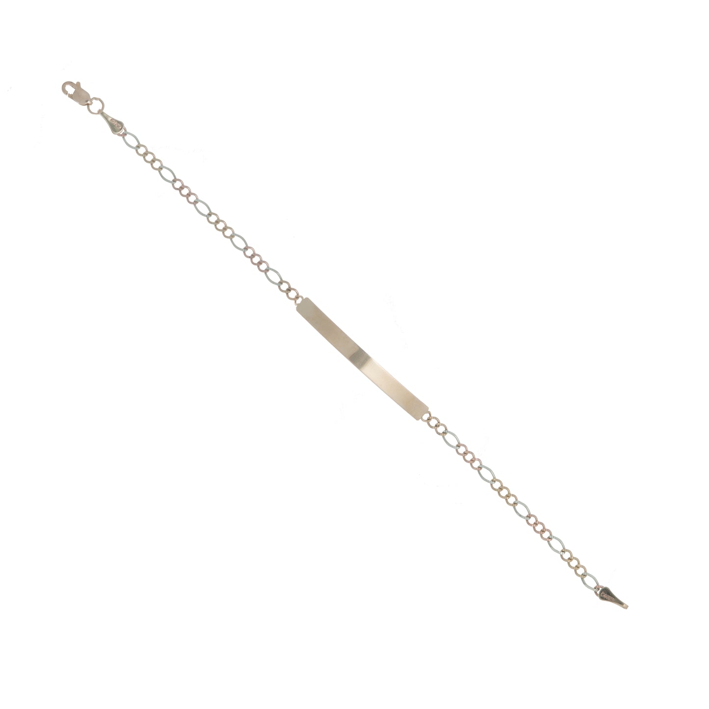Esclava Tejido 3*1 Tres Oros 10 Kilates 18cm 3mm