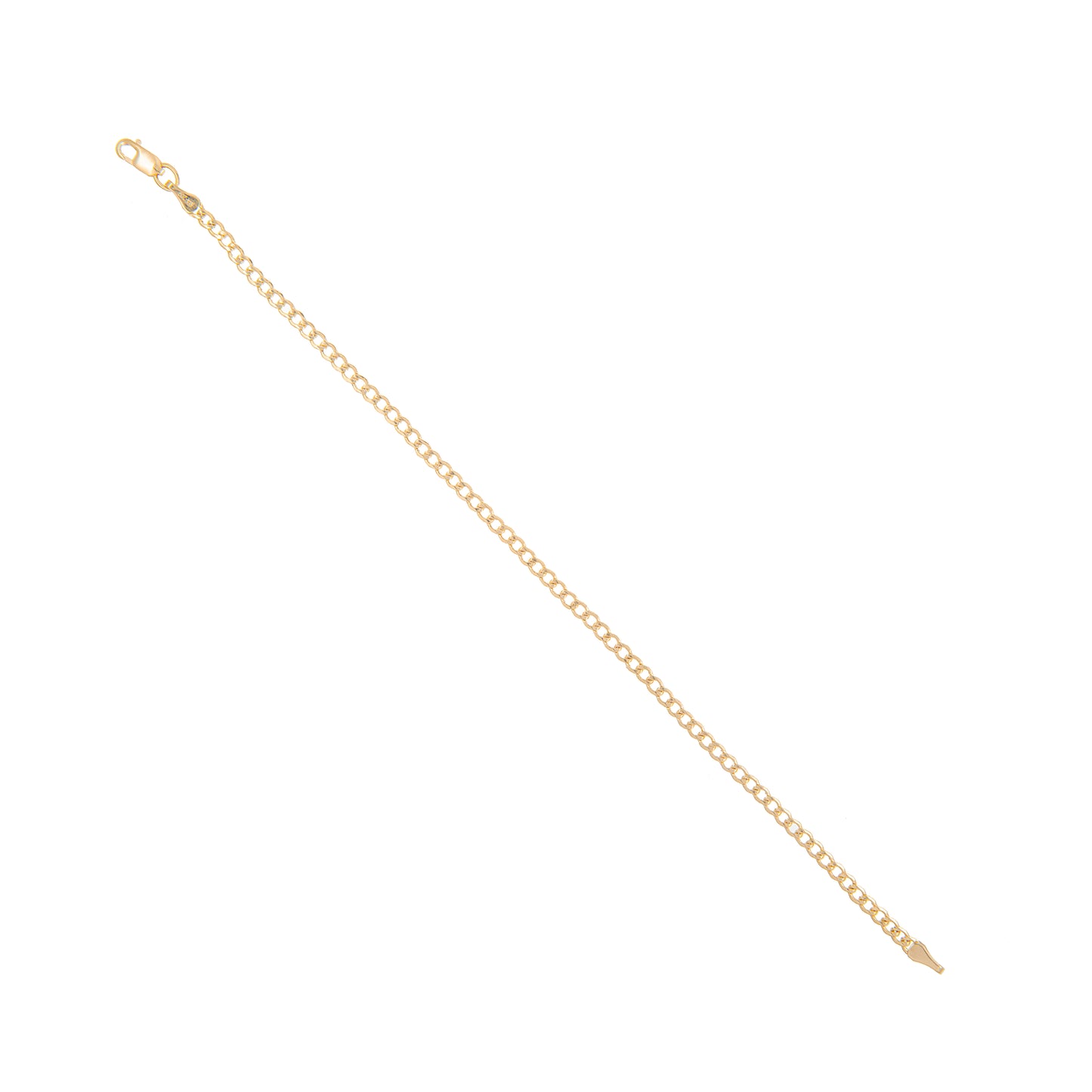 Pulso Tejido Barbado Oro 10 Kilates 18cm 3mm