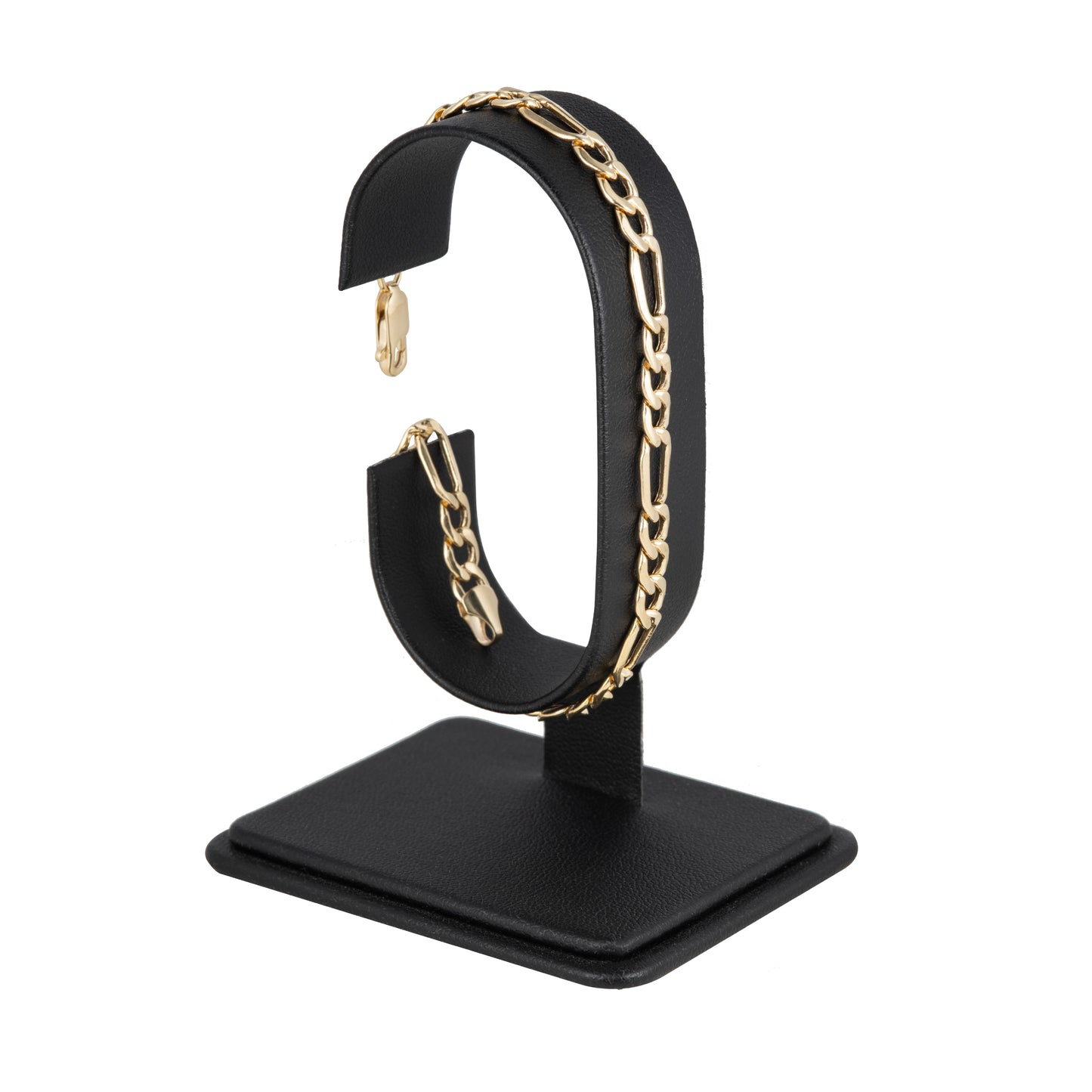 Pulso Tejido 3*1 Oro 10 Kilates 21cm 5mm