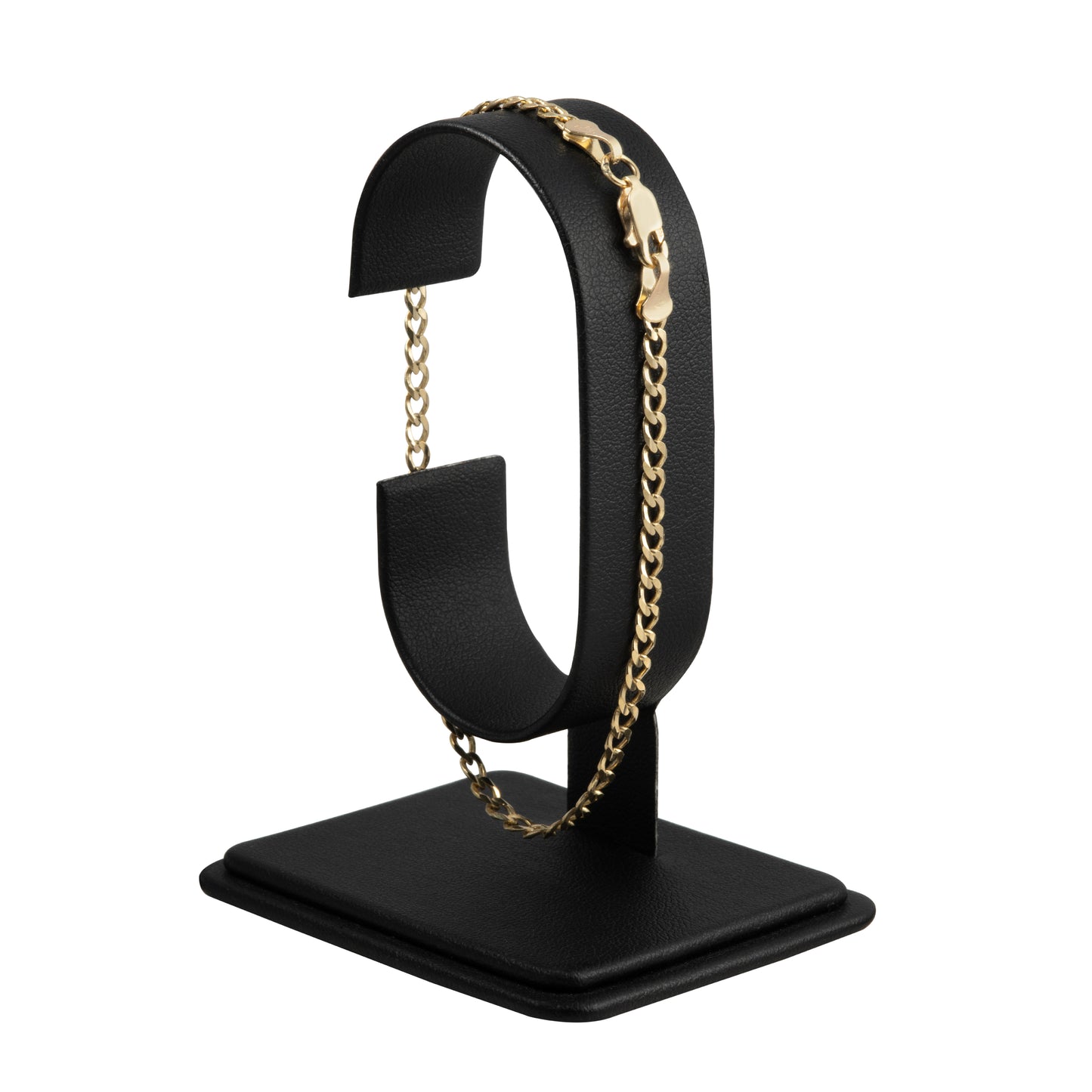 Pulso Tejido Barbado 20cm 4mm Oro 10 Kilates