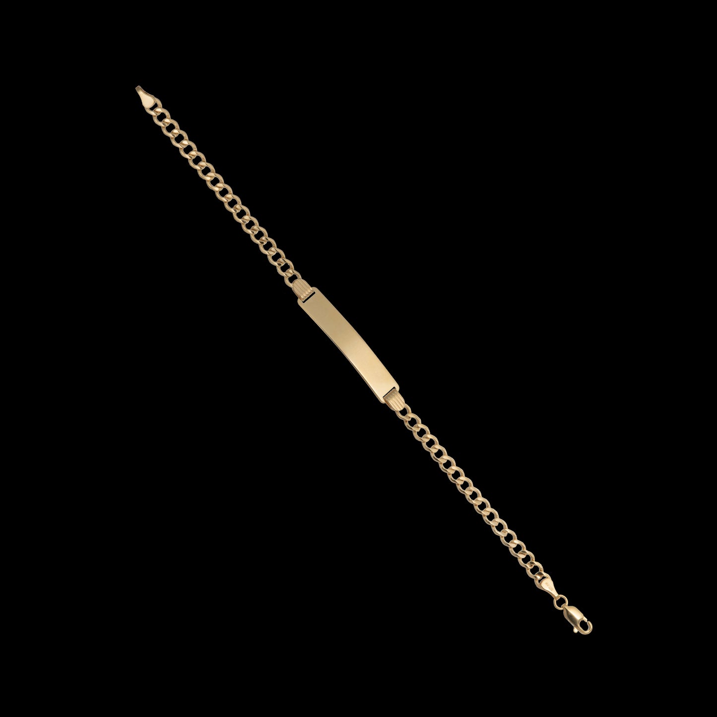 Esclava Tejido Barbado Oro 10 Kilates 18cm 5mm