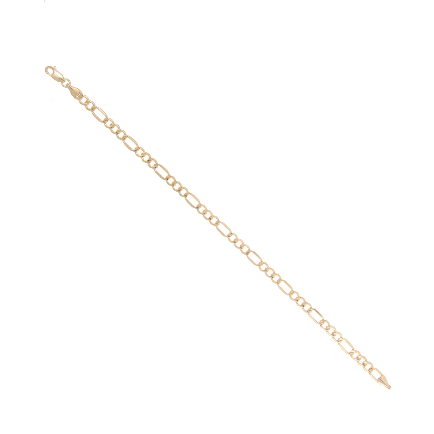 Pulso Tejido 3*1 Oro 10 Kilates 20cm 5mm
