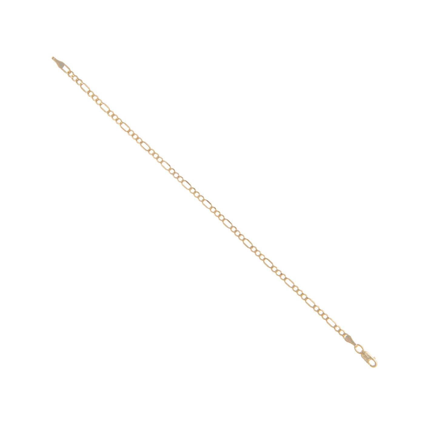 Pulso Tejido 3*1 Oro 10 Kilates 18cm 3mm