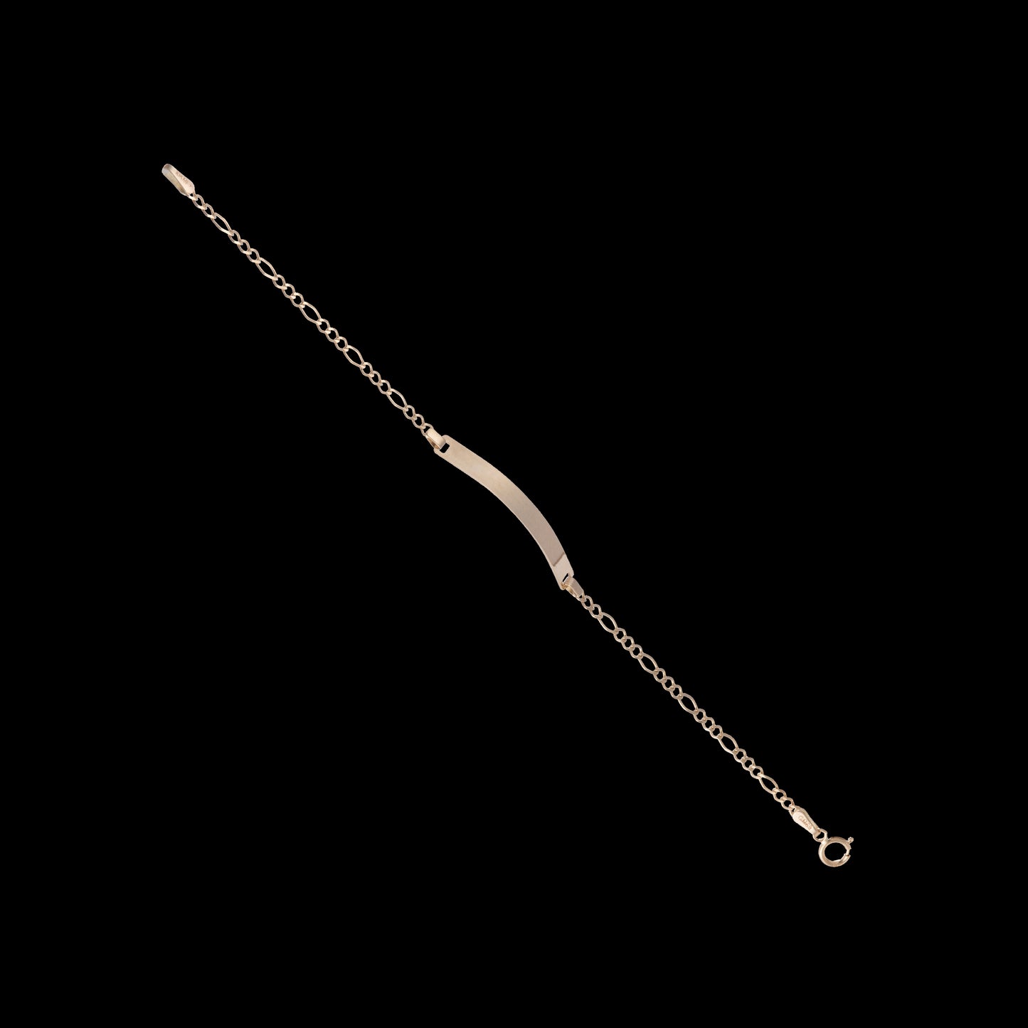 Esclava Niño Tejido 3*1 Oro 10 Kilates 16cm 3mm