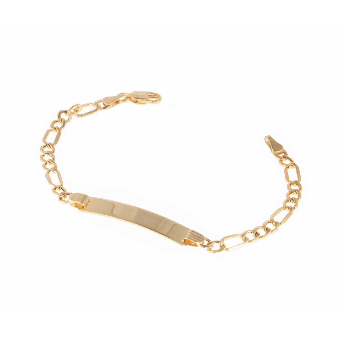 Esclava Niño Tejido 3*1 Oro 10 Kilates 14cm 4mm