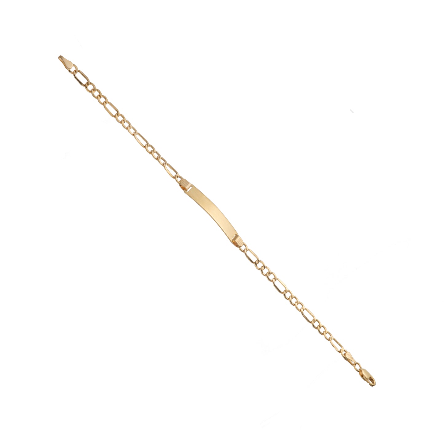 Esclava Niño Tejido 3*1 Oro 10 Kilates 16cm 4.5mm
