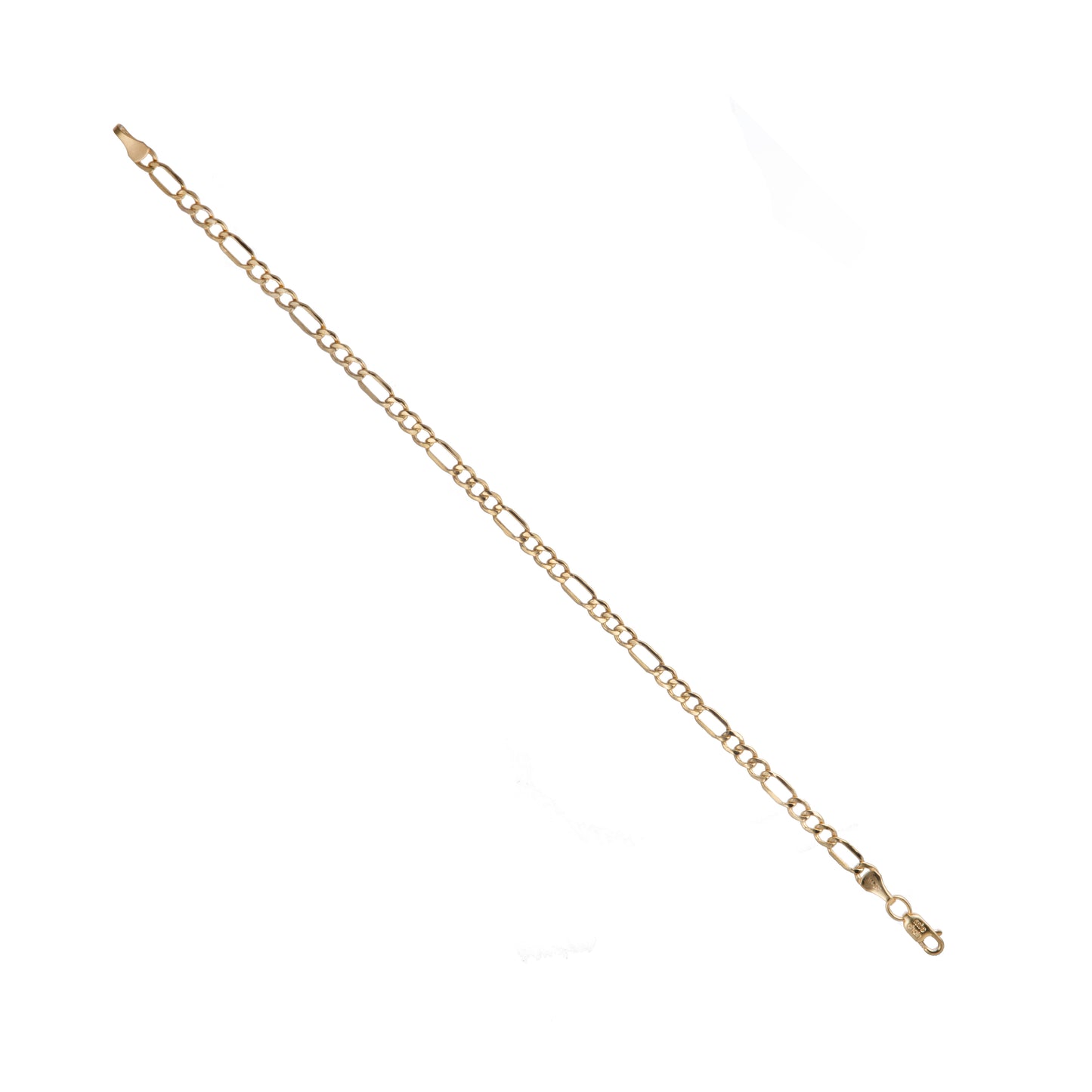 Pulso Tejido 3*1 Oro 10 Kilates 18cm 3.5mm