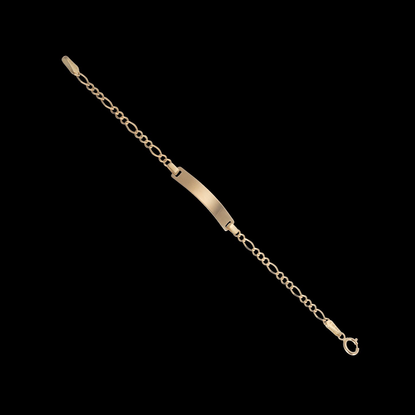 Esclava Niño Tejido 3*1 Oro 10 Kilates 12cm 3mm