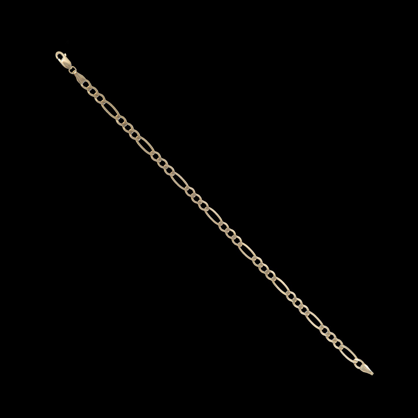Pulso Italiano Tejido 3*1 Oro 10 Kilates 21cm 5mm