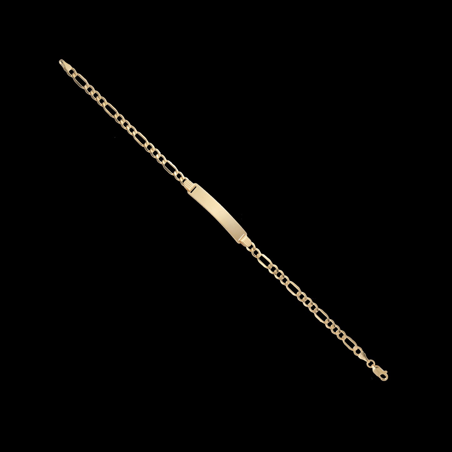 Esclava Tejido 3*1 Oro 10 Kilates 21cm 5mm