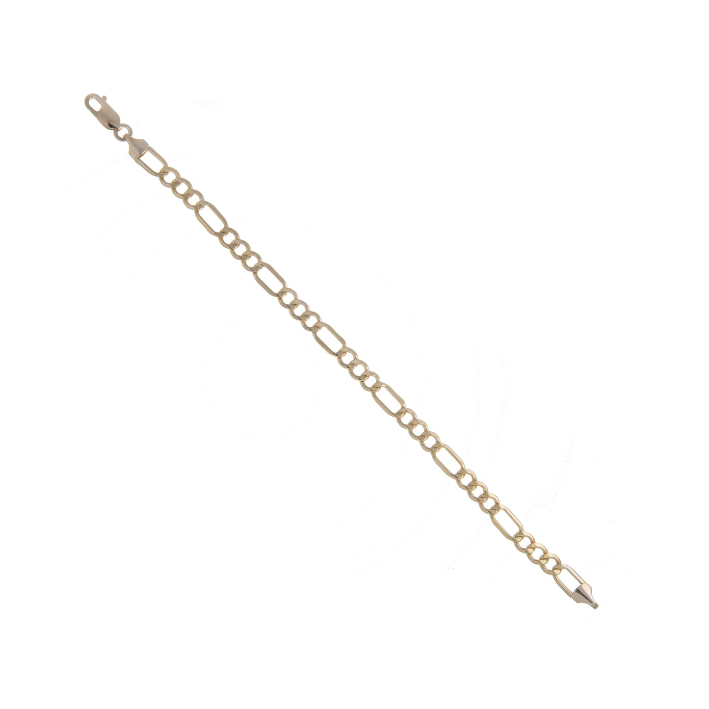 Pulso Tejido 3*1 Oro 10 Kilates 21cm 7mm