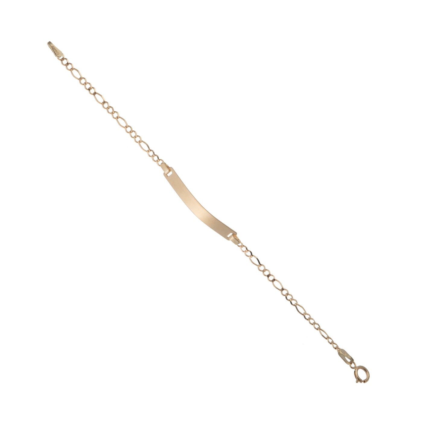 Esclava Niño Tejido 3*1 Oro 10 Kilates 14cm 3mm
