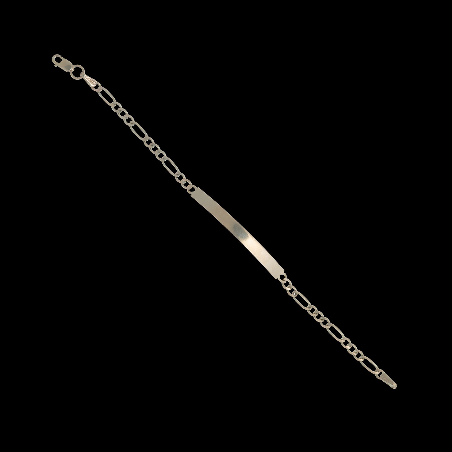 Esclava Niño Tejido 3*1 Oro 10 Kilates 15cm 4mm