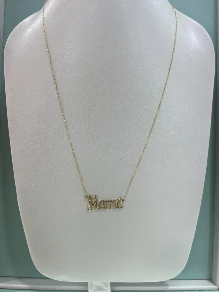 Collar Mamá Oro 10 Kilates