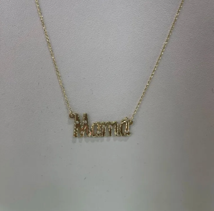 Collar Mamá Oro 10 Kilates